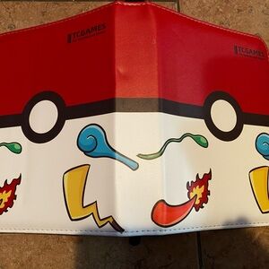 Pokemon Red and White trading card book